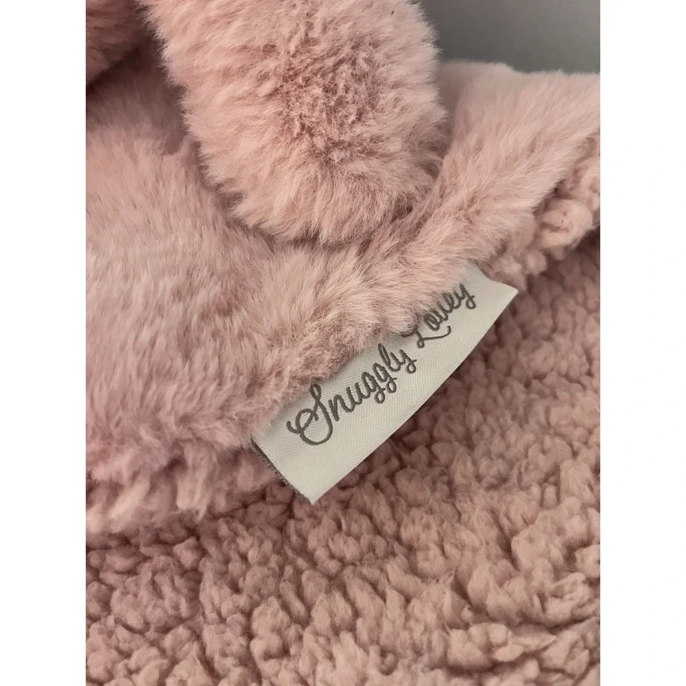 Snuggly Lovey Sherpa Security Blanket UNICORN Pink Soft Baby Nursery Baby
